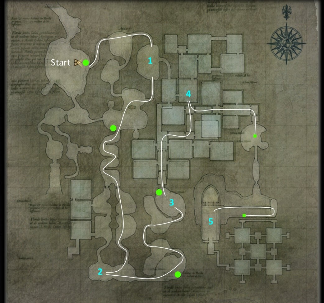 Карта Острова Дьявола Devil's Isle Map