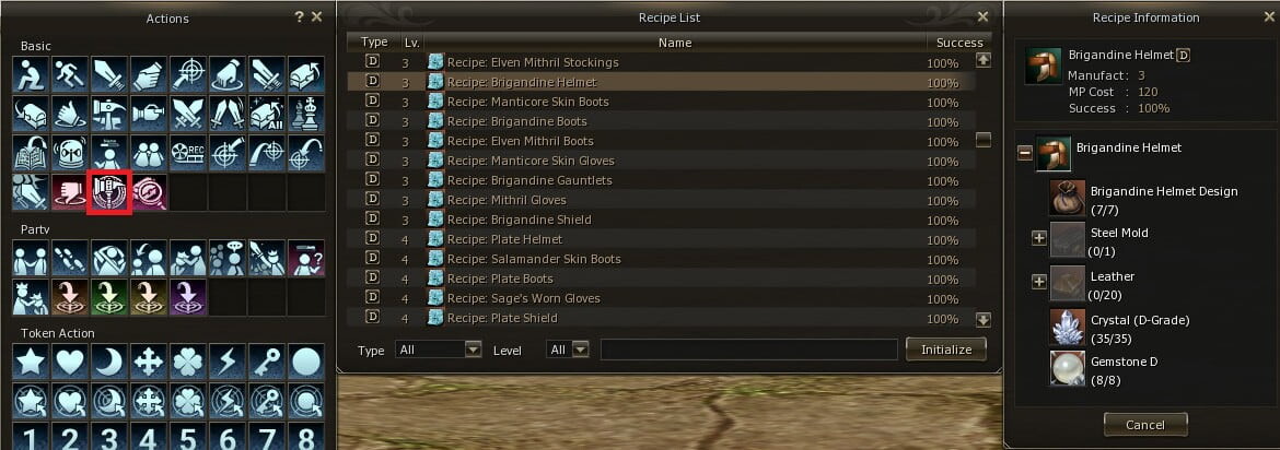recipe list l2