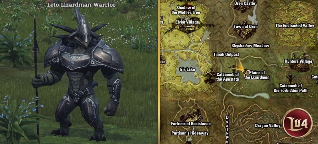 Leto Lizardman Warrior l2